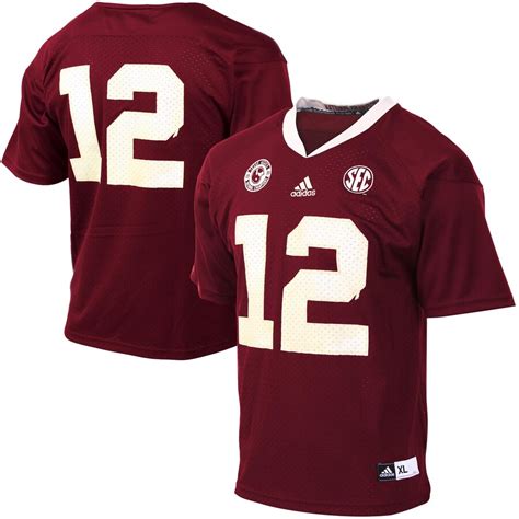 12 texas a&m aggies adidas youth replica football jersey maroon|ttu portal k12.